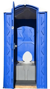 Туалетная кабина Экономt от ООО "Экобалтика" внутри - оснащение